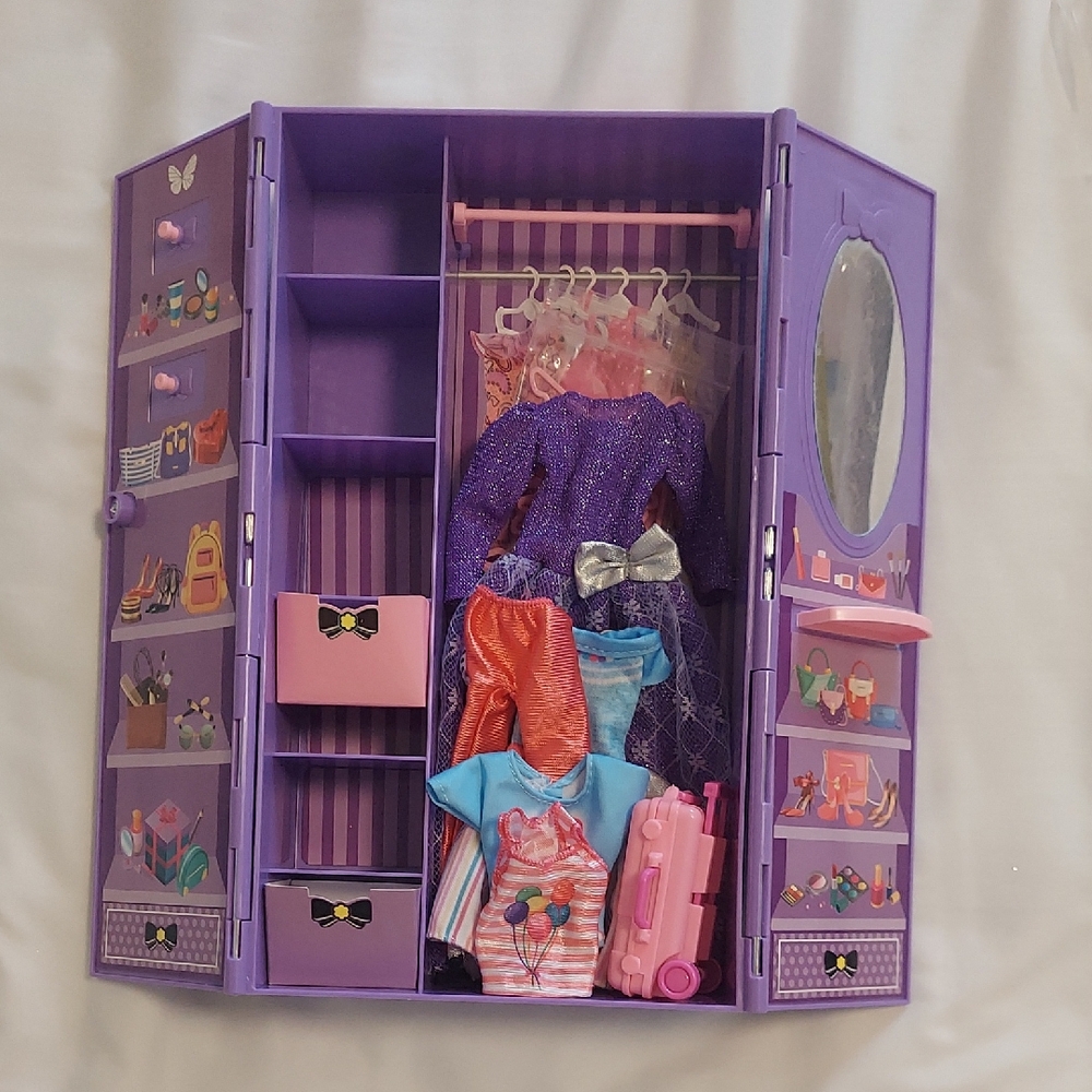 Purple Play Wardrobe Storage Organizer